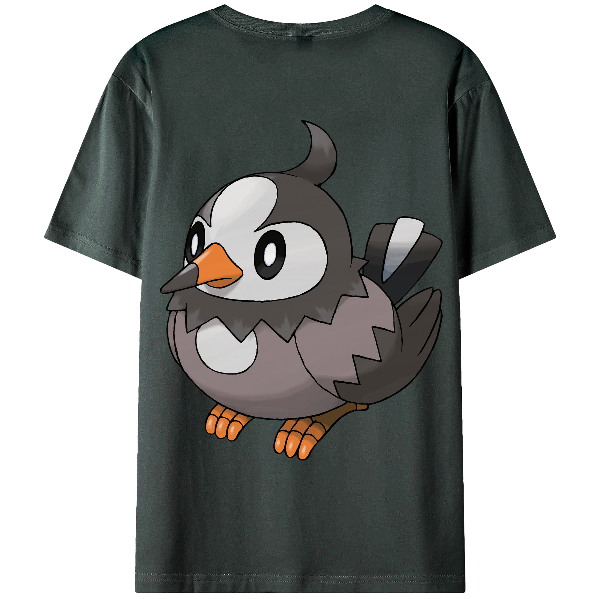 （画像用） ポケットモンスター Pokémon 綿100％ メンズ半袖Tシャツ（バックプリント） 通気性